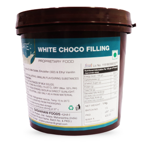 Colate White Choco Filling